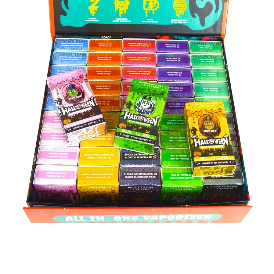 Empty 2g Packman Holloween Edition Dual Disposable Vape high quality