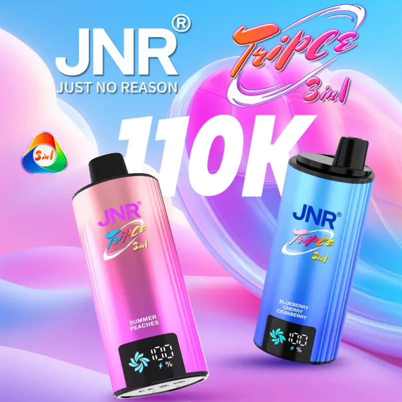 JNR 110K Triple 3-in-1 Vape: The Ultimate 110,000 Puff Disposable