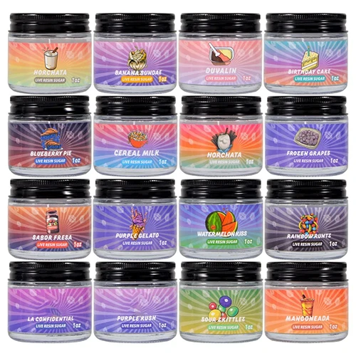 Besos Glass Jars Wax Box Besos Glass Jars Wax Box